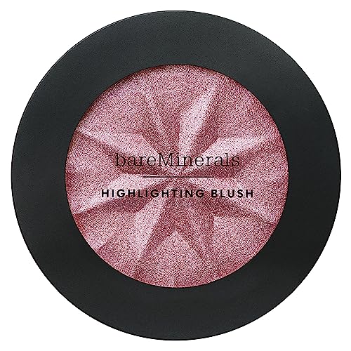 bareMinerals Gen Nude Highlighting Blush, 2-in-1 Blush + Highlighter Hybrid, Silky Blendable Makeup, All-Day Wear, Talc Free, Vegan