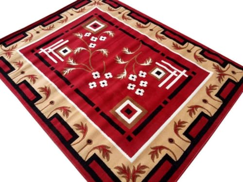 Image of Home Decore Acrylic Carpet for Your Living Room & Drawing Room Aywhere in Your Home Size - 6 X 8 Ft (BCFL-45)
