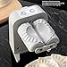 Dumpling Maker Press, Household Automatic Dumpling Maker Mould with Spoon and Brush for Home Kitchen Restaurant, Quick Dumpling Empanadas Pierogi Maker Tools for Wrapper Dough Pie