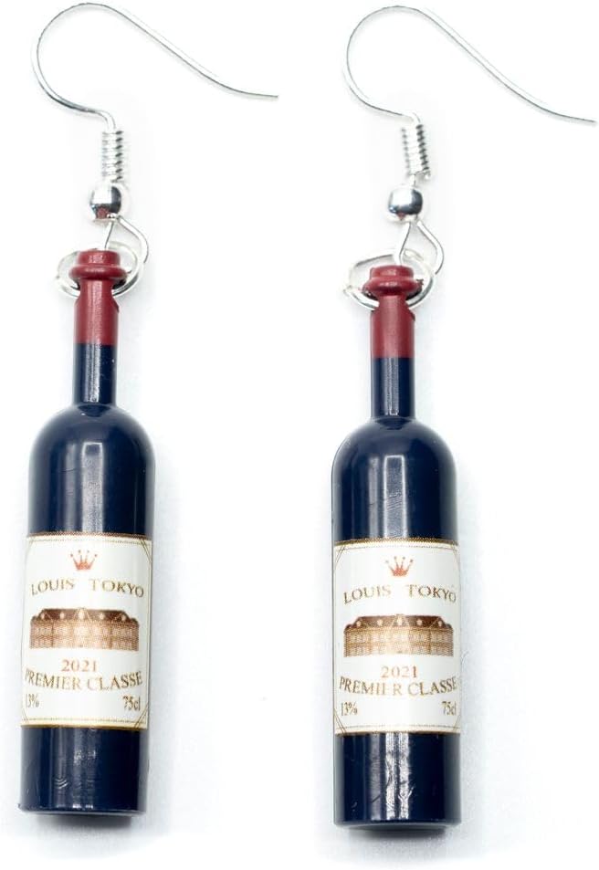 Wine Bottles Wine Earrings Miniblings red Wine