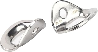 Lot De 2 Cintres pour Boulons d'escalade, Boulons D'expansion d'escalade en Acier Inoxydable 316, Ancre à Grande Capacité Portante pour Sculpter Les Travaux Aériens