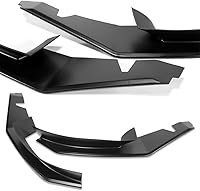 Vista 3 de Q1-TECH, 5 piezas de borde delantero + falda lateral Rocker Winglet Canard difusor ala compatible con Mazda RX-8 2004-2008, alerón de barbilla