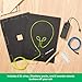 KiwiCo Light-Up Wire Art Kit - DIY Electroluminescent Signs, Fun Educational Science Craft for Kids | Includes EL Wires, Battery Packs, Design Templates, and Instructions | Make Your Own Neon Sign!