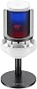 Havit Gamenote GK50 RGB Publisher Microphone - 24bit/192kHz - Cardioid - Noise Canceling - Type-C + 3.5mm - White