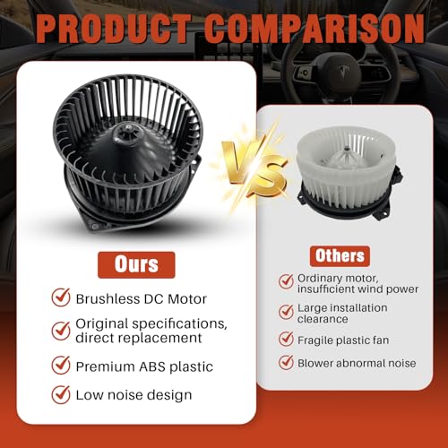 Image of AC Heater Blower Motor with Fan Fit for Infiniti QX4 97-03, Infiniti I30 96-99, Infiniti G20 99-02, Nissan Maxima 95-99, Nissan Pathfinder 96-04, Replacement for OE# 700044, 272207J201, NI3126103
