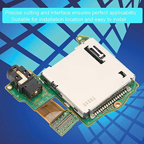 ASHATA Game Host Card Slot, Game Cartridge Card Slot Host Reader Tray Earphone Hole Port for Switch Host Repair Accessory/NS Host Card Slot with Board - 2