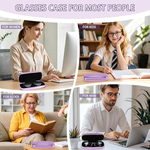 Image of Hifot Metal Eyeglass Case Hard Shell, Aluminum Spectacles Box Sunglasses Case for Men Women, Reading Glasses Holder