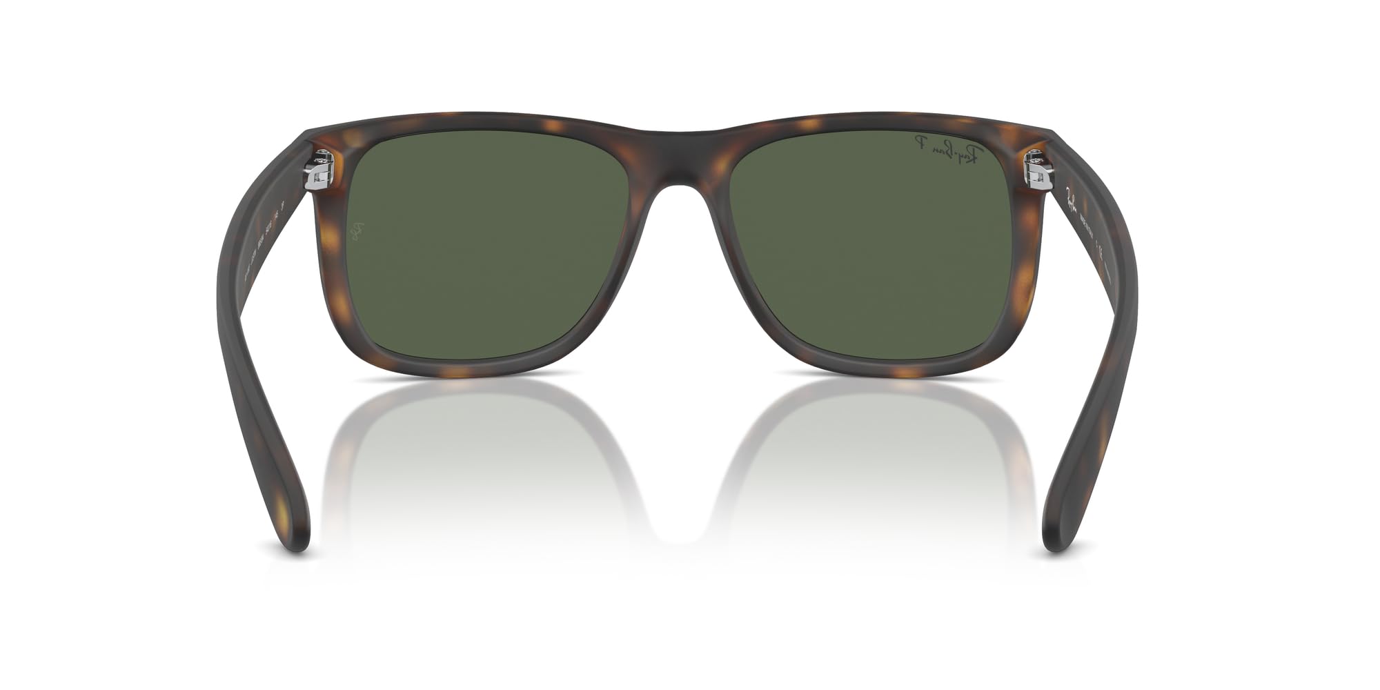 Ray-Ban RB4165 Justin Classic Square Sonnenbrille für Herren für Damen, Havana, Small