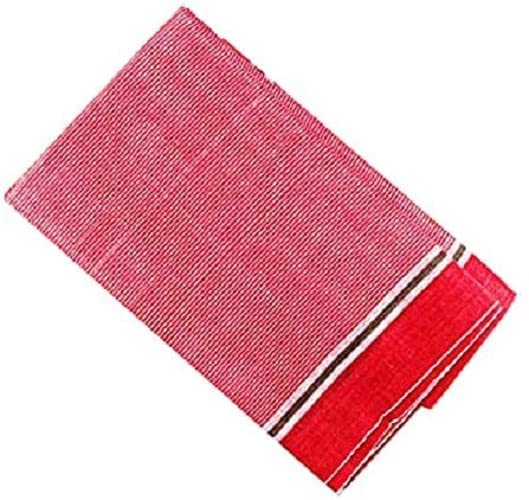 1Pcs Gamchha Traditional Indian Spiritual Towel Made of Pure Thin Cotton Fabric