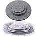 Proteggi Pentole e Padelle,24 Pezzi Piastra Feltro Protezione Pentola in Feltro Protezione Pentola Protezione Impilamento Feltro Pentola per Stoviglie Cucina Rotonda Grigio,3 Misure,Evitare Graffi
