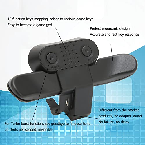 Luqeeg LUQEEGCU80X495NZ8427 Controller Paddles Multifunction Ergonomic 10 Key Mappings Back Attachment For Ps4 Controller thumb #2