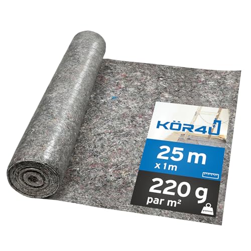 kör4u Non-tissé de peintre 25 m