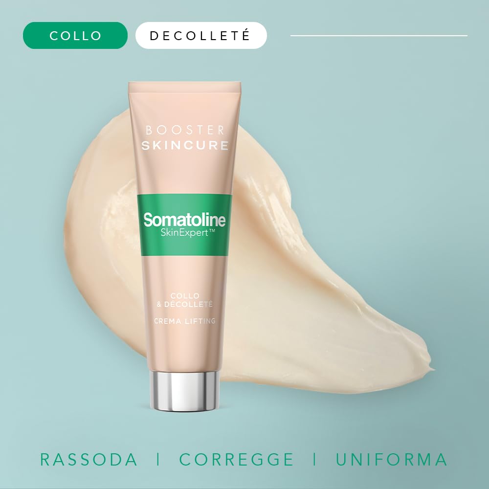 Somatoline SkinExpert, Skincure Collo e Décolléte Crema Lifting, Trattamento Viso Anti-età, con Peptide Bioattivo, 50ml