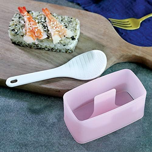 Miniatura 4 de Musubi Mold - Kit de máquina para hacer Musubi, cortador de huevos, sushi, onigiri, juego de moldes para mantequilla y queso para almuerzo, carne,