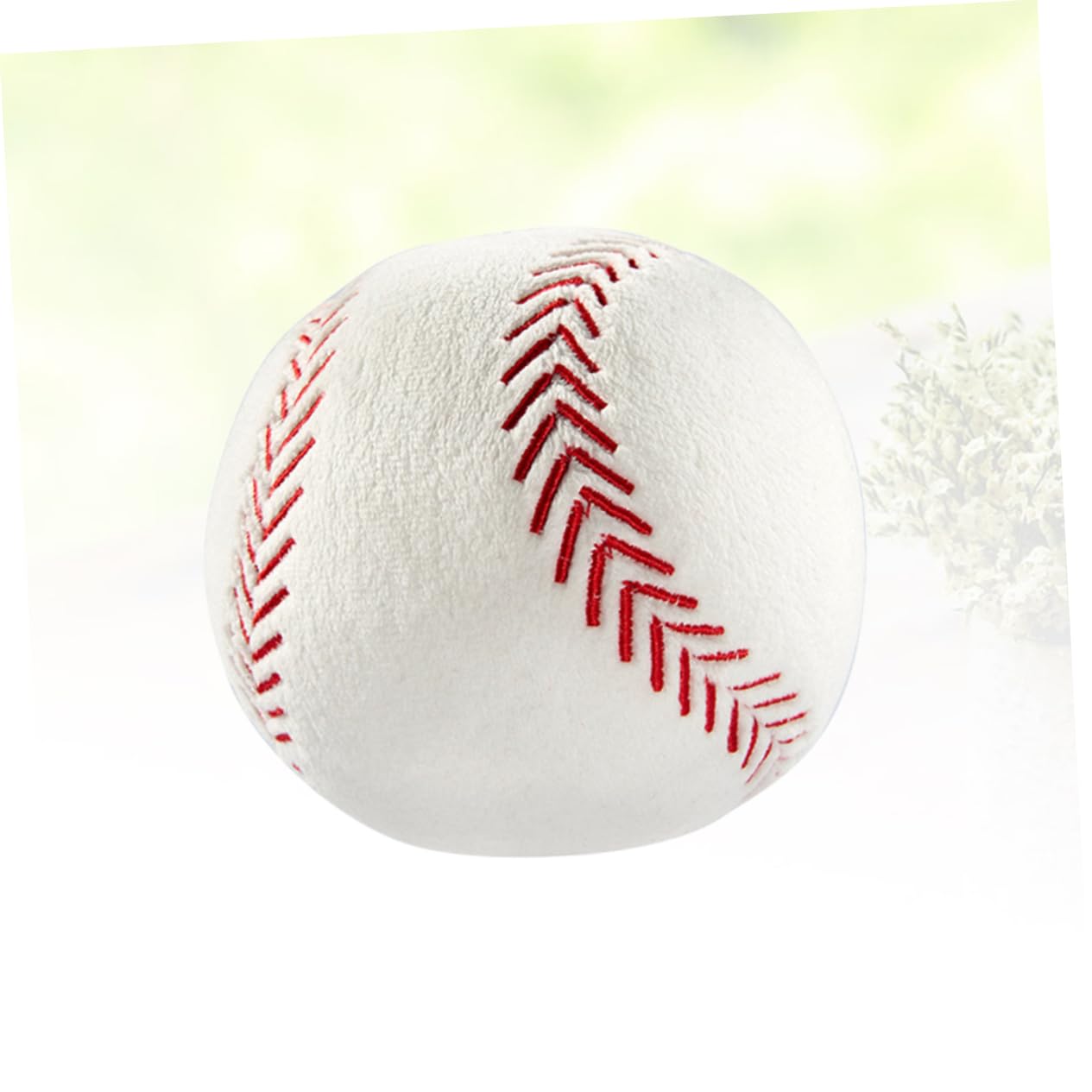 TOYANDONA Balle de Baseball Peluche pour Garçon Fille Jouet de Sport Créatif Cadeau pour Fête Anniversaire Blanche