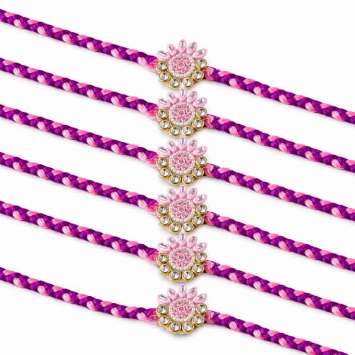Image of Set for Brother Set of 2, Designer Peacock Rakhi for Brother Boy Men, Premium Kalash Raki for Bhaiya, Traditional Rakshabandhan Rakhis with Best Wishes Card and Tillak Set, Thread (oo)
