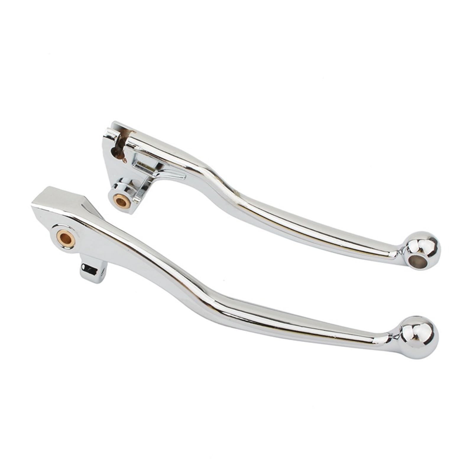 NingRuiBhd Brake Levers Clutch Lever for Drag for Star for XVS400 1996 1997 1998-2002 for XVS650 1997-2002 for XVS400 650 Black Skull Motorcycle Brake Clutch Lever Left Right(Chrome)