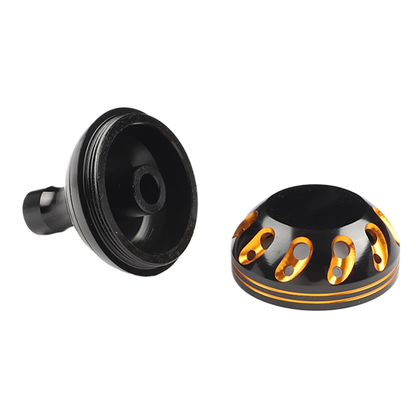 Maniglia Metallica Per Mulinello Da Pesca - Ricambio Per Serie 2000-6000 (Oro, Large)