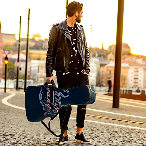 Étui de protection rembourré pour guitare acoustique classique, Multicolore 02, 42.9×16.9×4.7 in, Organiseur de sac - Les Beatles, Paul McCartney, John Lennon, RIngo Starr, George Harrison Étui de protection rembourré pour guitare acoustique classique, Multicolore 02, 42.9x16.9x4.7 in, Organiseur de sac – Image 7