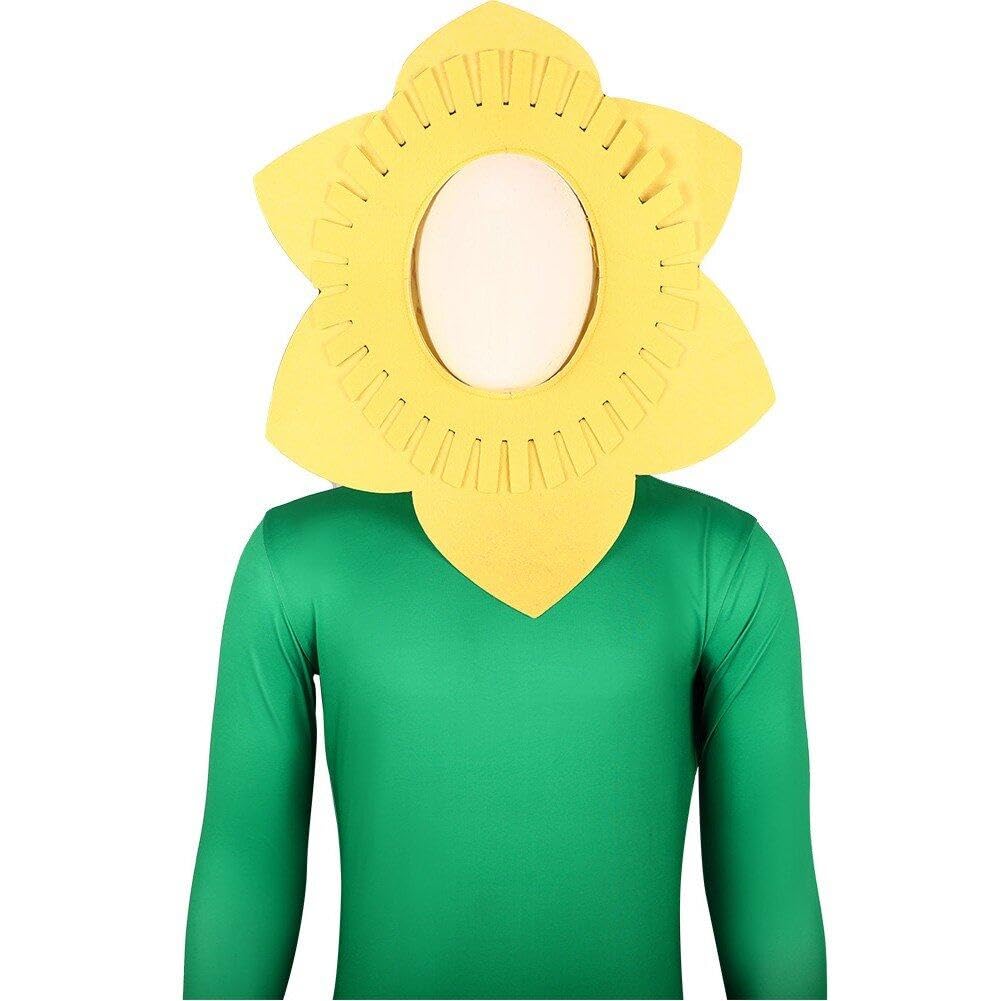 Disfraz de girasol y ropa de juego de rol para adultos en Halloween
