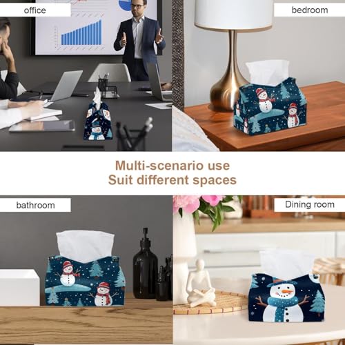 Housse boîte à mouchoirs Noël lot de 2, cadeau idéal pour les fêtes