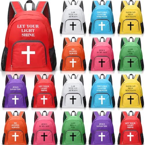 Shinylin 16 Pack Christian Gifts Backpacks 17