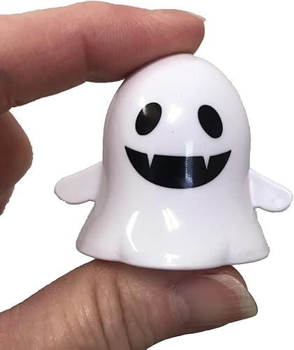 Miniatura 6 de Wind Up Ghost Friendly Rolling Walking - Paquete de 2 recuerdos de fiesta blancos