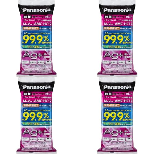 �p�i�\�j�b�N (Panasonic) �����i AMC-HC12 �|���@ �����p ���p�b�N ���L �E �R�ۉ��H�u ��������p�b�N �v(M�^V�^�C�v) �p�i�\�j�b�N�|���@�p�̏������p�b�N �_�X�g�p�b�N �S�~�p�b�N (12���i4�p�b�N�j)