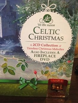 'Tis The Season Celtic Christmas 2 CD / 1 DVD Collection of Timeless Christmas Melodies - Includes 2 Cds of Timeless Christmas Melodies and Fireplace DVD