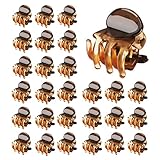 【Mini-Haarkralle】 Die Größe jeder Haarspange beträgt etwa 1,3 x 1,5 cm / 0,51 x 0,59 Zoll und die maximale Breite beim Öffnen beträgt etwa 2,3 cm / 0,90 Zoll. Haarkralle Clips Pins Klammern sind gute Haarwerkzeuge und Accessoires, die Sie schöner machen können.