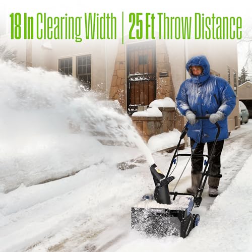 Image of Westinghouse WSnow18 48V Cordless Snow Blower 18 Inch Kit, Steel Auger, LED Light, 1200W Brushless Motor, 25ft Throwing Distance, Plows 650lbs /min, Compatible with Snow Joe Batteries