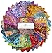 Expressions Batiks Twirl & Swirl Elementals 42 5-inch Squares Charm Pack Riley Blake 5-21901-42