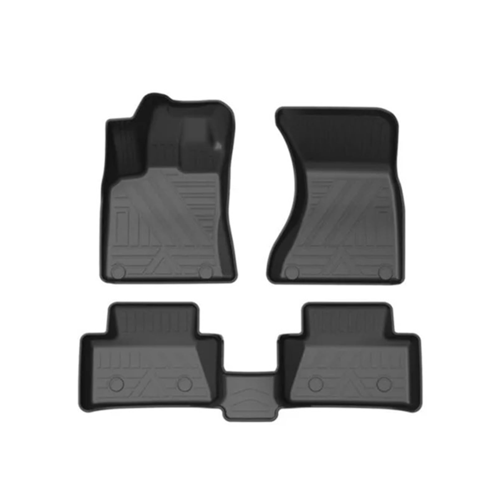 maty samochodowe Pasuje do Po i rsche pasuje Macan 2014-2022 gumowe dywaniki samochodowe mata bagażnika akcesoria wodoodporne(Floor mats 1set)