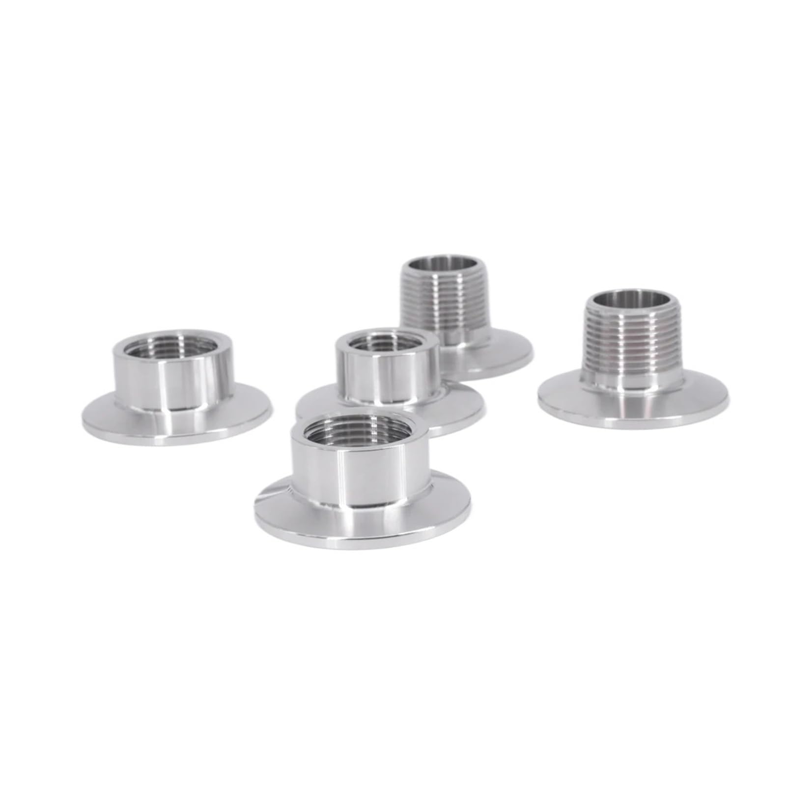 1/4 "3/8" 1/2 "3/4" 1 "NPT Maschio Femmina 0.5" 1.5 "2" Tri Morsetto Raccordo Connettore SUS304 In Acciaio Inox Homebrew(NPT Female,K34MM(0.75 INCH TC)_3/8")