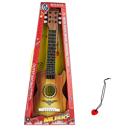 Liberty Imports 23" Acoustic Guitar, Kids 6 String Toy Guitar - Realistic Steel Strings - Beginner Practice First Musical Instrument For Children, Toddlers (Brown) #TOP6
