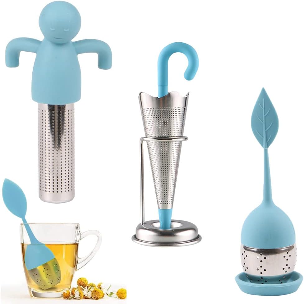 Infuseur à Thé Silicone Forme Cygne - 2 Pièces, Créatif Et Mignon