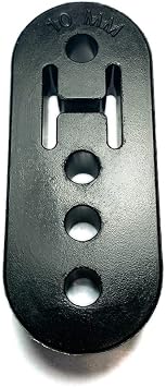 Polyurethane Universal Exhaust Hanger 10mm 3 hole. Not Rubber