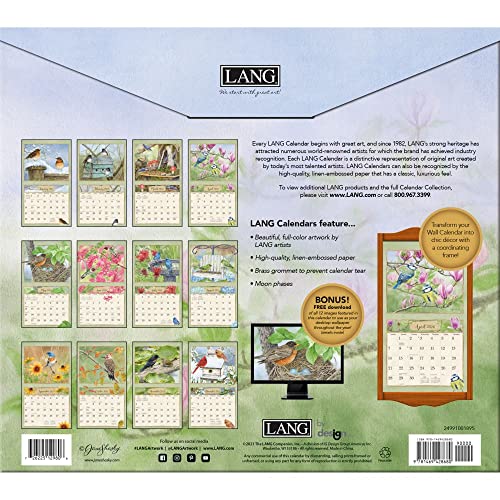 Lang Birds In The Garden 2024 Wall Calendar (24991001895) #TOP1