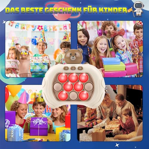Quick Push Pop-Spielkonsole,Dekompressionsdurchbruch-Puzzle-Spielmaschine,Puzzle-Spielmaschine,Puzzle Pop Spiel Maschine,Pop Lt Fidget Spielzeug,Pop Lt Ball
