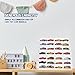 2 Pack 7-Tier Toy Cars Display for Hot Wheels, 1/64 Scale -Hold 63 Toy Cars Clear Model Car Case Holder Container Shelf (Only case)