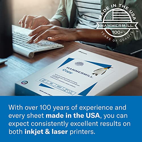 Hammermill 104604 Laser Print Office Paper, 98 Brightness, 24lb, 8-1/2 x 11, White, 500 Sheets/Rm (HAM104604) - image 7