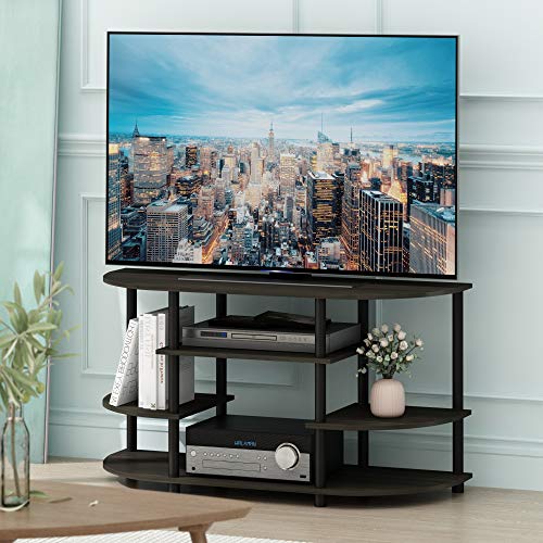 Furinno 15116 Jaya Simple Design Corner Tv Stand, Espresso/Black thumb #6