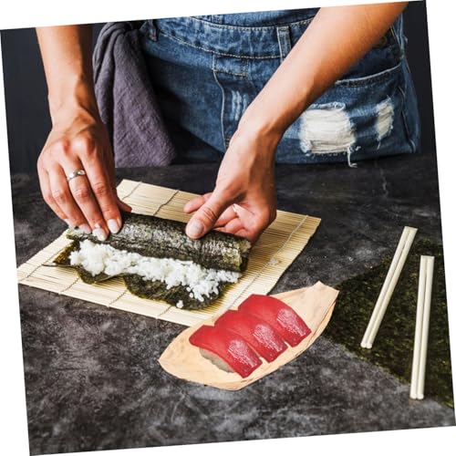 Set de 40 bandejas desechables para sushi en forma de bote miniatura 3