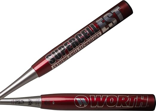 Worth | SUPERCELL EST Slowpitch Softball Bat | All-Association | 15" Barrel