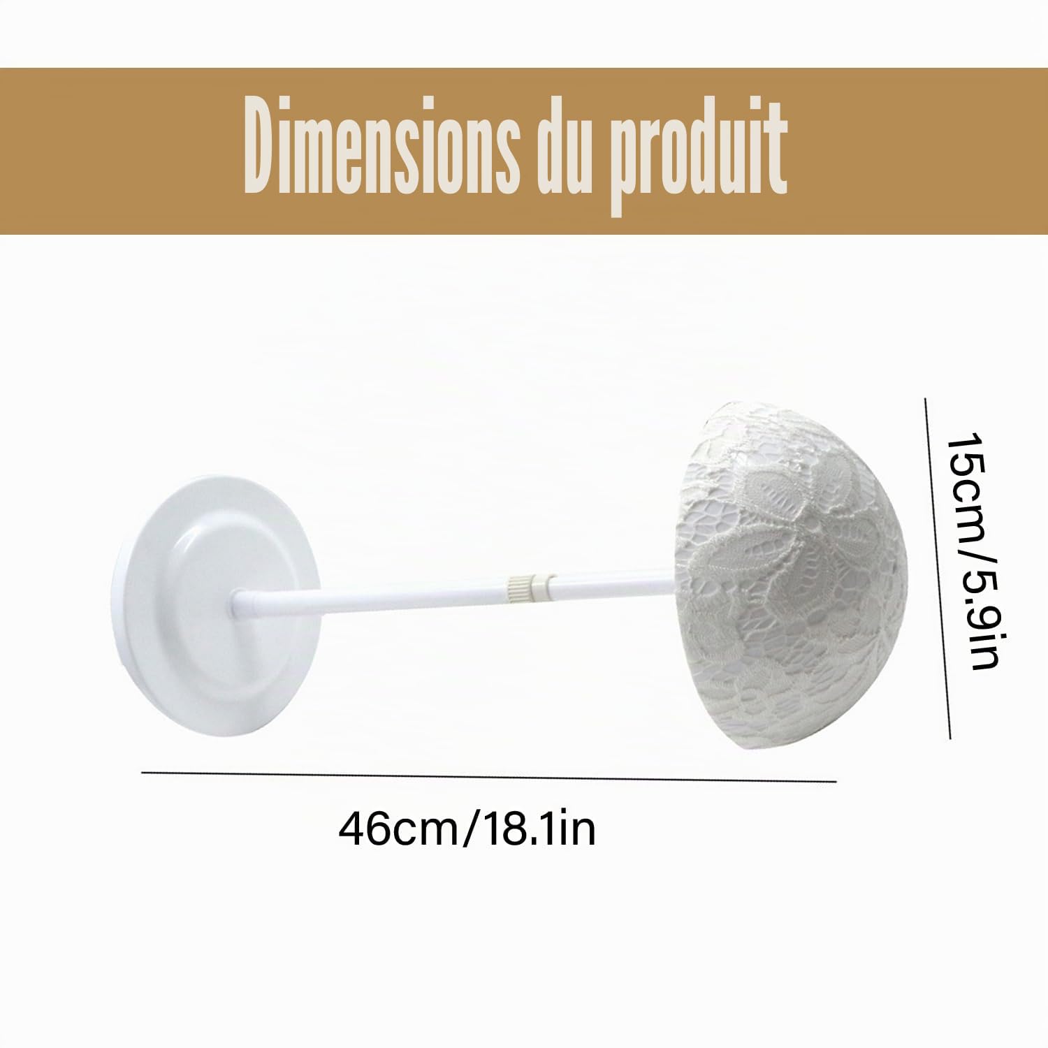 Mannequin Support de tête d'entraînement – 1 support de tête réglable pour Perruques Affichage Style Tête, Pince pour Cosmetology support de table Pince pour tête de perruque(Blanc)