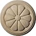 Ekena Millwork ROS05X05RECH Reese Round Rosette, 5"W x 5"H x 3/4"P, Cherry