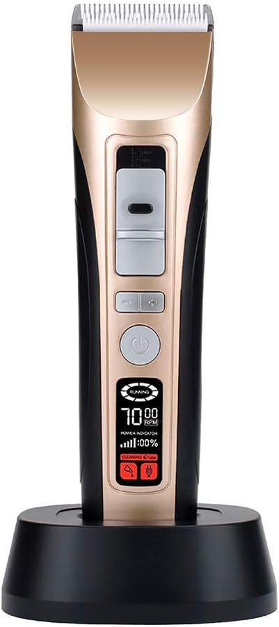 CamKing Pet Grooming Clippers, Electric Rechargeable 9/12 comb Cordless Clippers Kit for Pets Dog Cat (PGC-1)