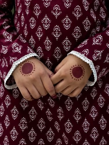 Image of Rayon Long Kurti for Girls Printed Full Sleeve