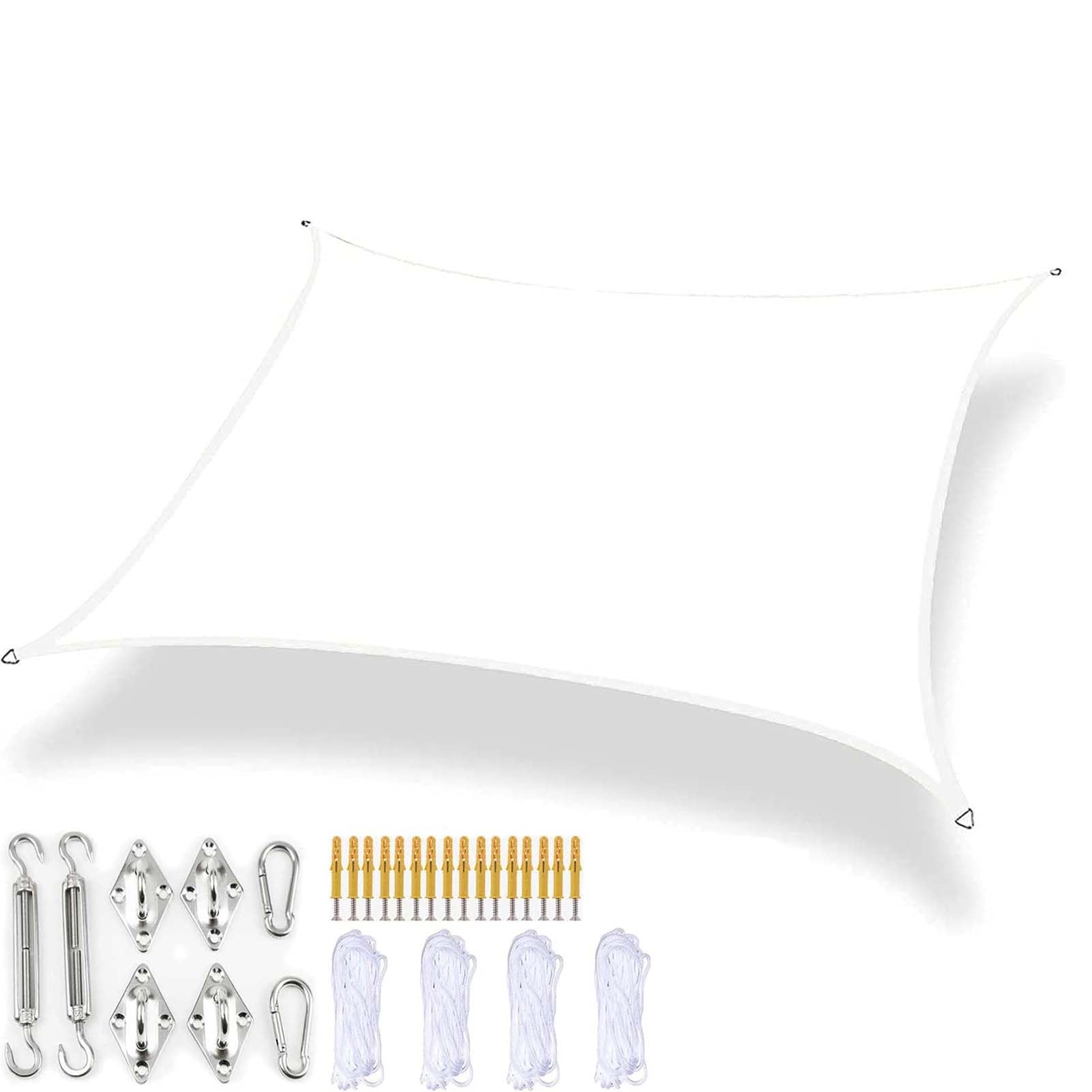 Toile ombrage HDPE respirant avec protection UV haute densité pour patio