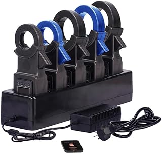 QDTimes ETCR8042 ETCR8072 ETCR8042A ETCR8072A Wireless Clamp Current Tester GPRS Communication 4G Network Upload Test Data Lithium Battery Waterproof(ETCR8042)